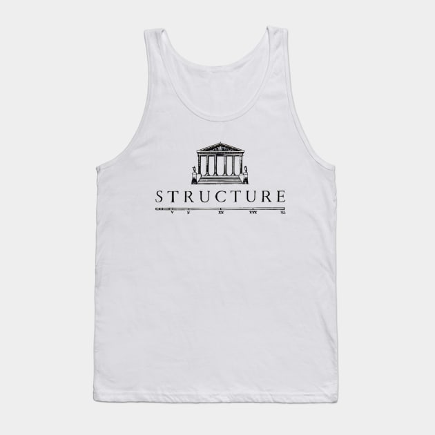 Structure Mens Clothing Tank Top by Cutter Grind Transport